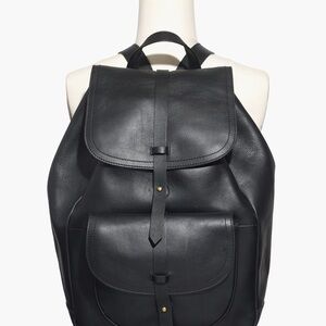 Madewell Transport Rucksack Backpack NWT Italian Leather Work Travel Bag